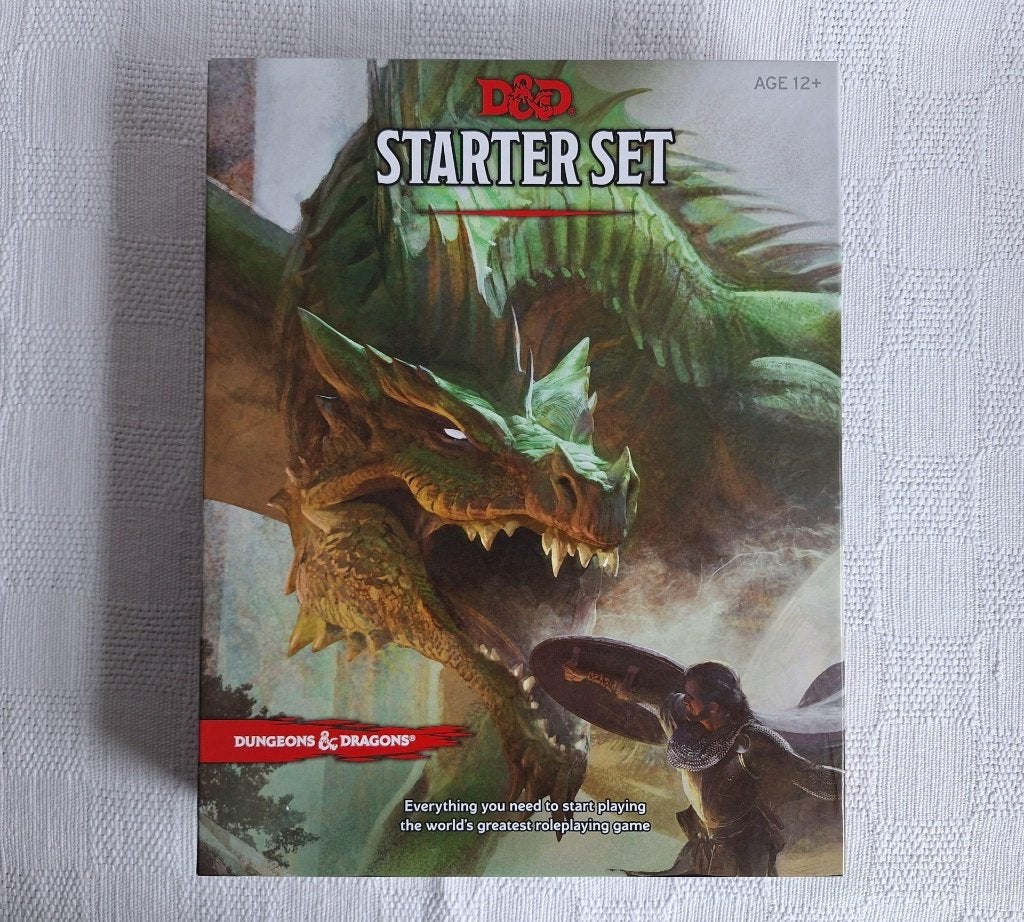 Dungeons Dragons starterset, Een of twee spelers, Ophalen of Verzenden, Zo goed als nieuw