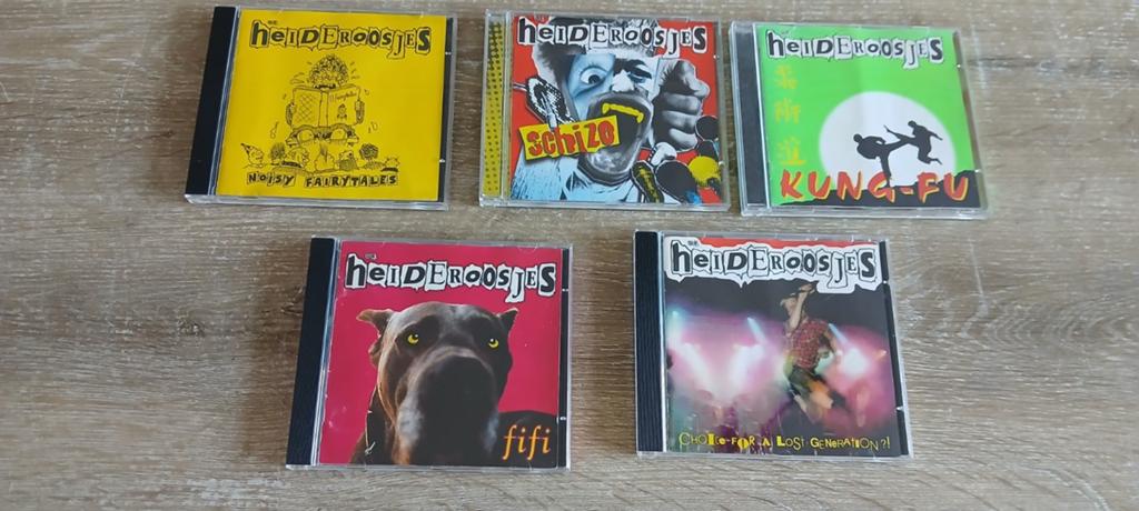 5 x CD heideroosjes schizo choice for a lost generation fifi, Ophalen of Verzenden, Gebruikt