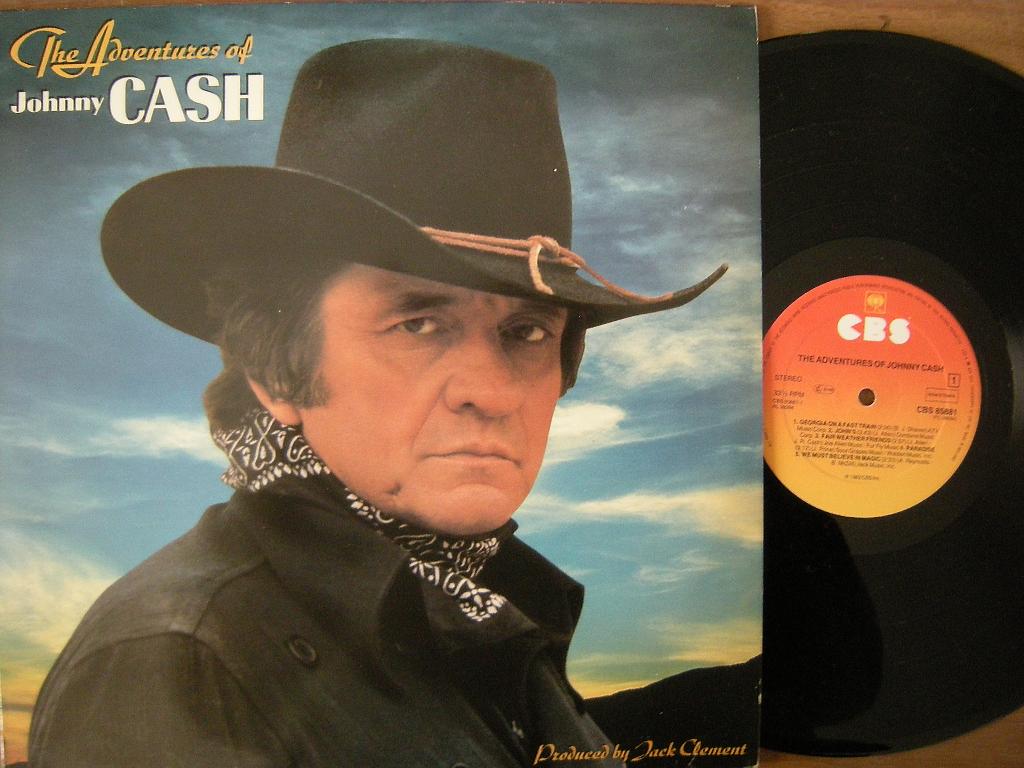 Johnny Cash (The Adventures Of Johnny cash), Ophalen of Verzenden, Gebruikt, 12 inch
