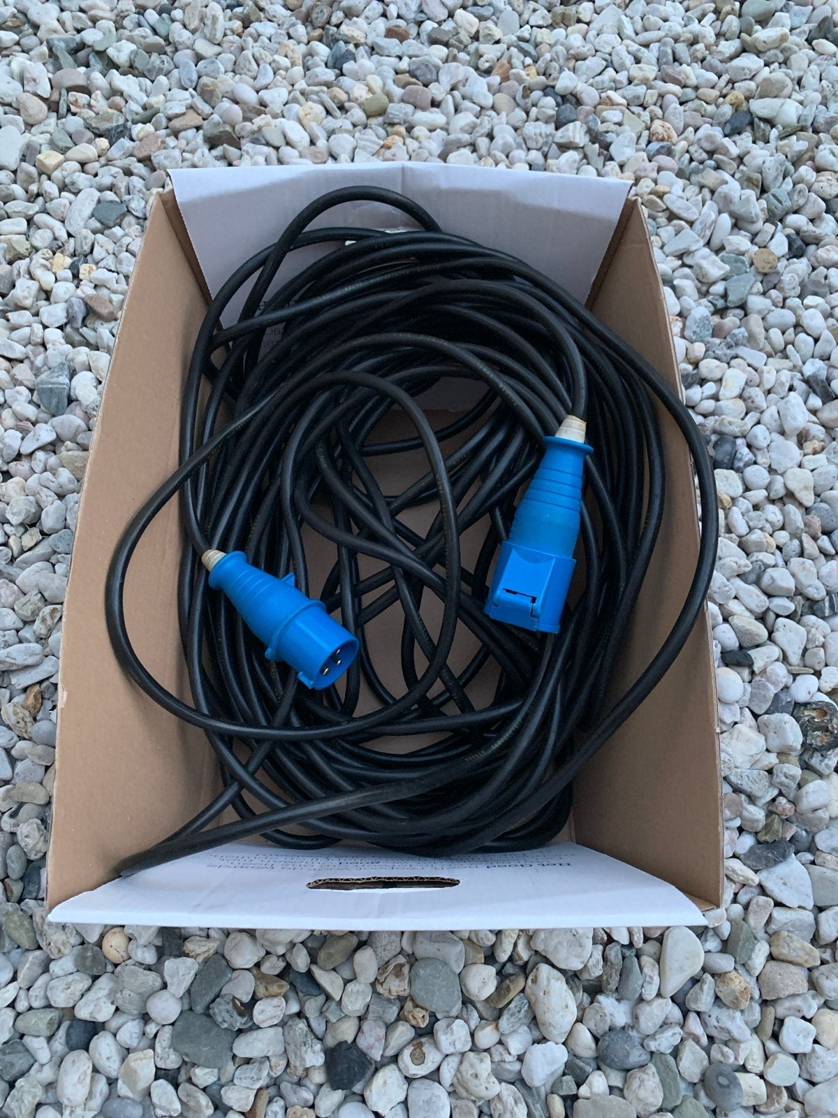 Verlengkabel CEE 230V 16A (27m)-Ideaal voor camping/caravan, Ophalen, Gebruikt