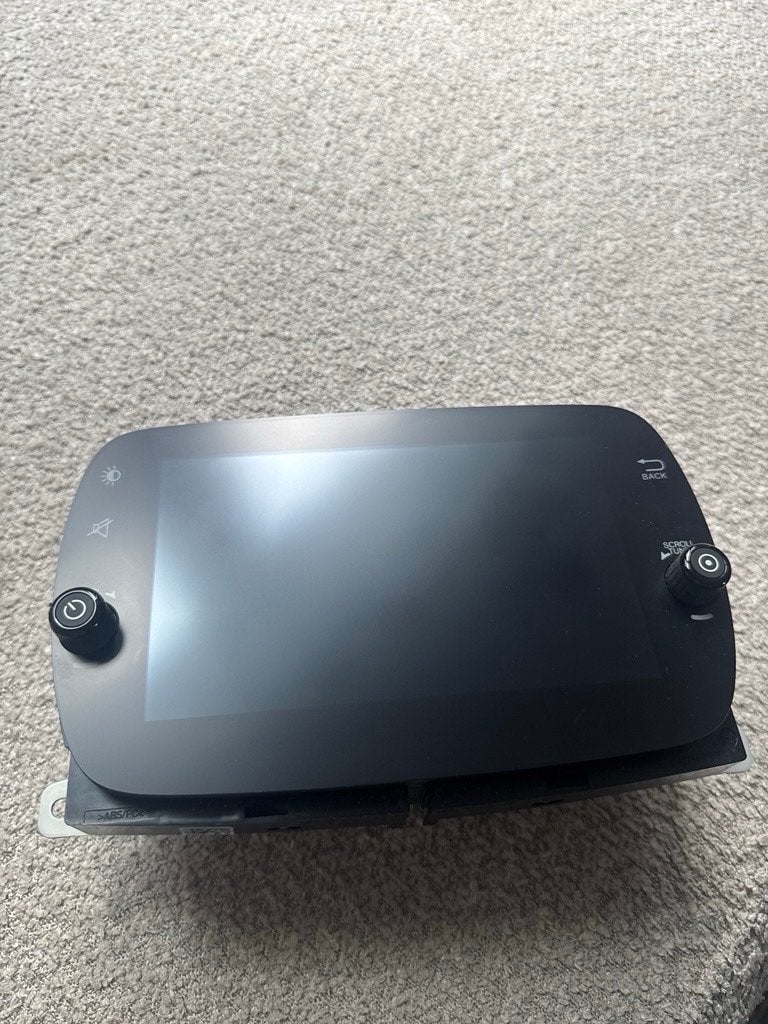 Fiat 500 / Abarth 595 7 inch Uconnect scherm met frame, Auto diversen, Ophalen of Verzenden, Zo goed als nieuw