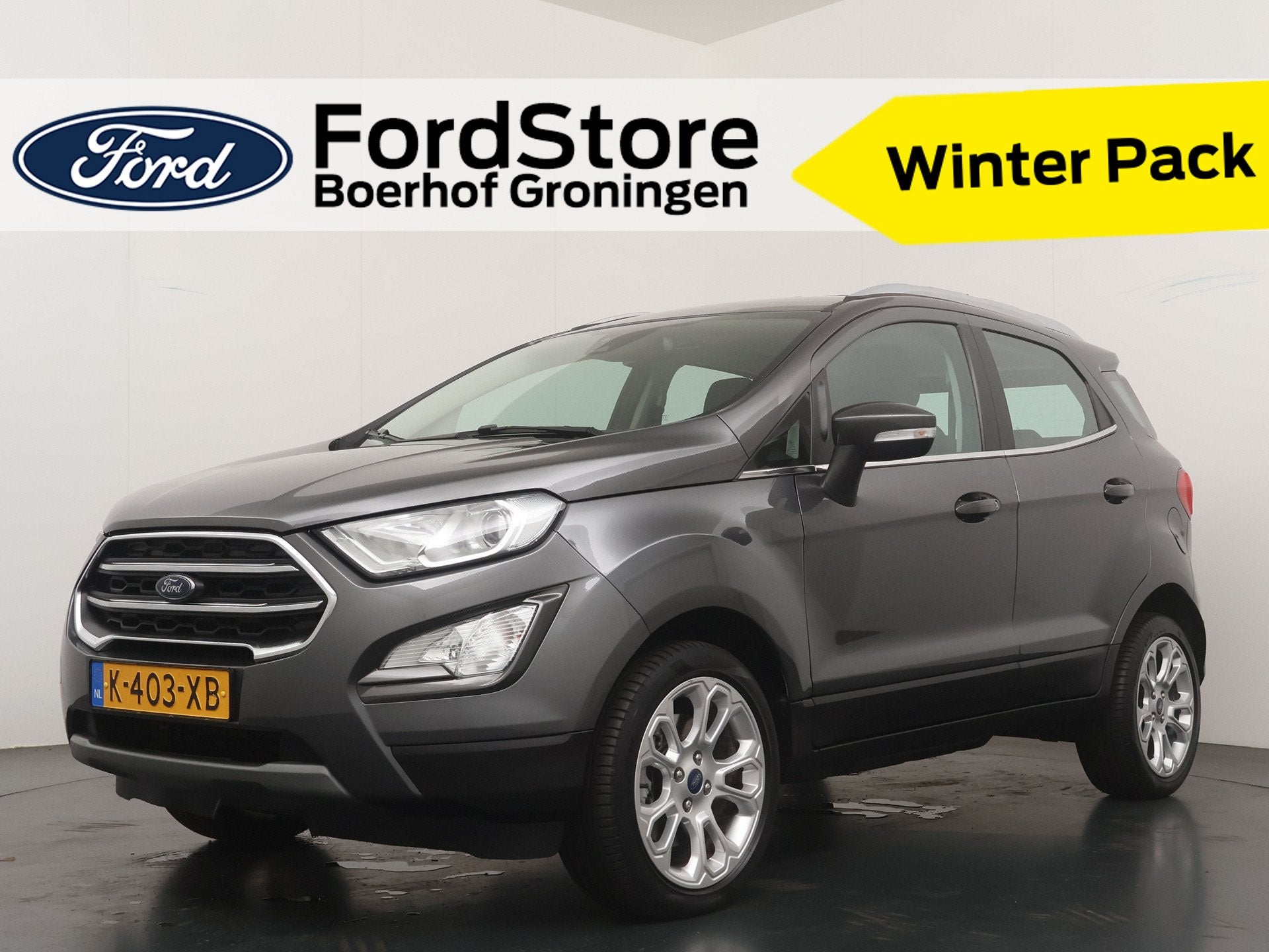 Ford EcoSport EcoBoost 125pk Titanium | Winter Pack | B&O |, Auto's, Voorwielaandrijving, 12 maanden, 125 pk, Gebruikt