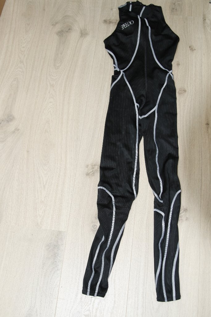 Badpak Speedo lange benen maat D33 (M), Zwart, Badpak, Zo goed als nieuw, Speedo