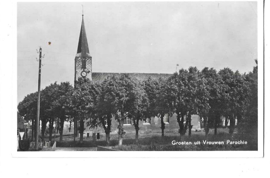 Vrouwen Parochie, Ophalen of Verzenden, 1940 tot 1960, Ongelopen, Friesland