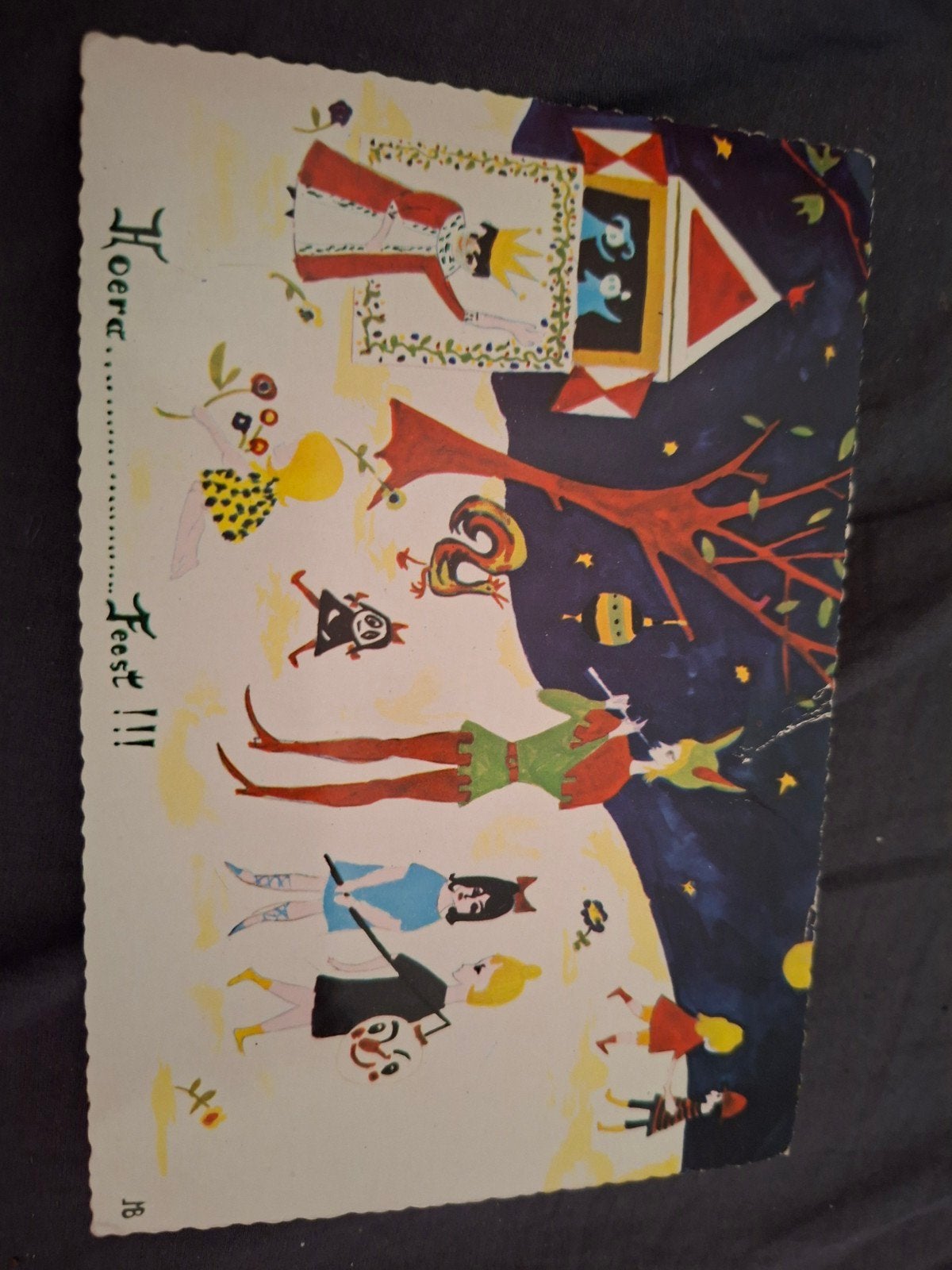 Vintage Ansichtkaart Nutsspaarbank 's-Gravenhage, Ophalen, 1940 tot 1960, Gelopen, Zuid-Holland