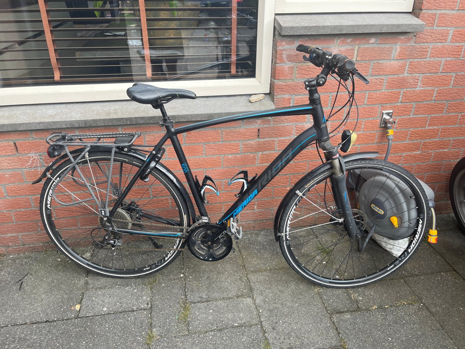 Merida Crossway 500 Herenfiets, 28 inch, Gebruikt, Vering, Meer dan 20 versnellingen