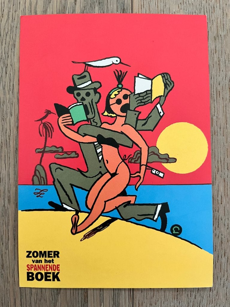 EVER MEULEN - ansichtkaart Zomer Spannende Boek 2006 * NIEUW, Ophalen of Verzenden, Overige figuren, Nieuw, Gebruiksvoorwerp