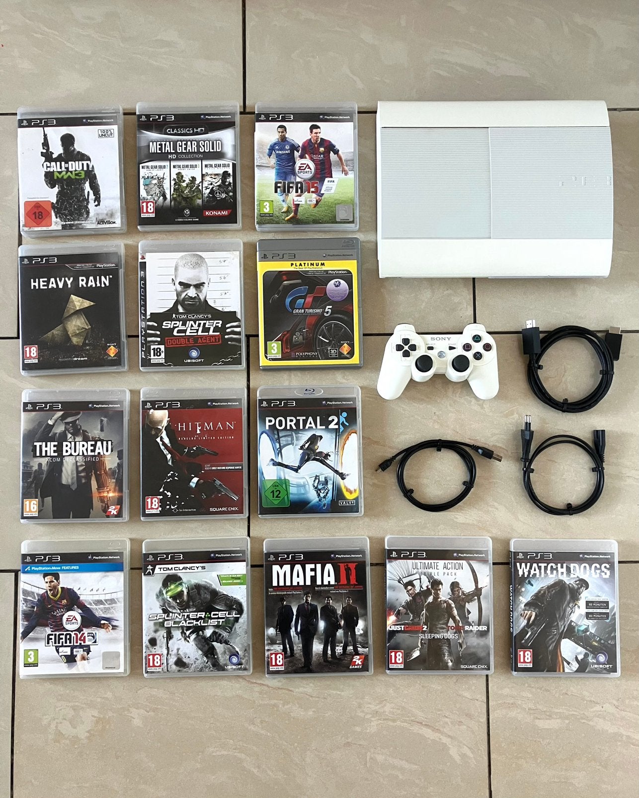 Nette PlayStation 3 Super Slim 500GB met games!, Spelcomputers en Games, Spelcomputers | Sony PlayStation 3, Ophalen, Met games