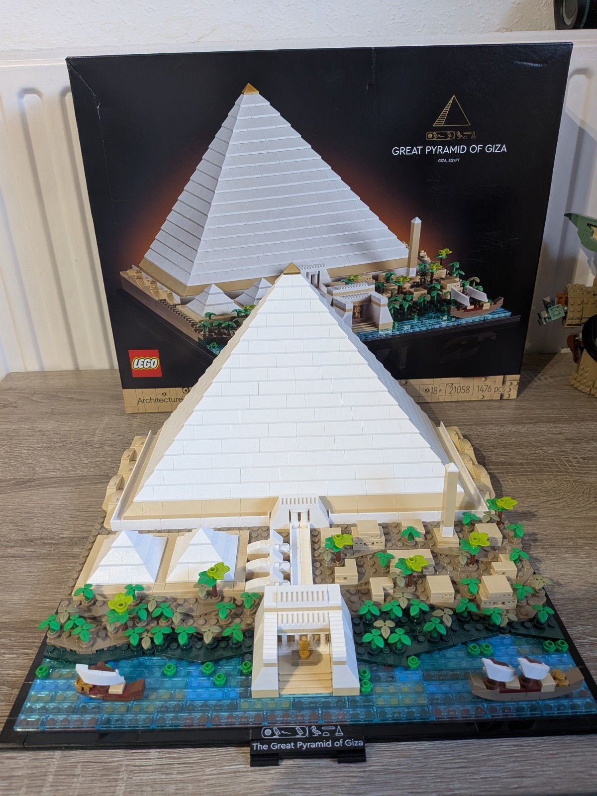 Lego pyramide, Ophalen, Zo goed als nieuw