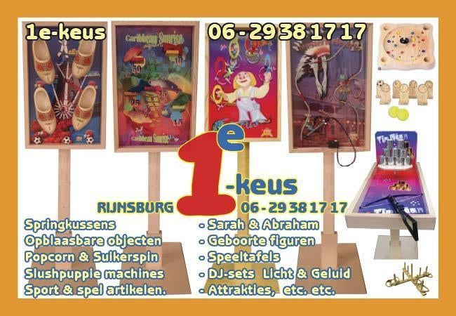 Luxe SPELVERHUUR of oud Hollandse spellen, 1e-keus, Hobby en Vrije tijd, Feestartikelen | Verhuur, Zo goed als nieuw, Overige