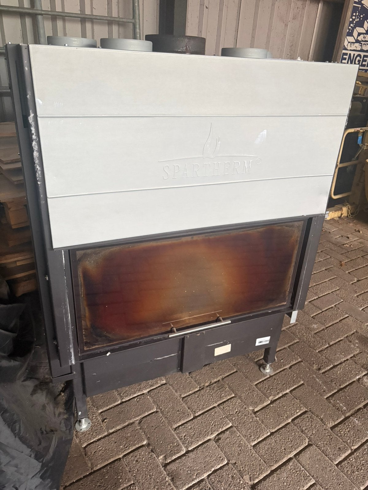 Te koop inbouwkachel Korpus Varia op hout, Ophalen, Zo goed als nieuw, Hout, Houtkachel