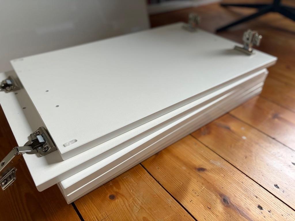 GRATIS Ikea selsviken hoogglans witte deuren in 2 maten, Ophalen, Hoogglans wit, 50 tot 100 cm, Zo goed als nieuw