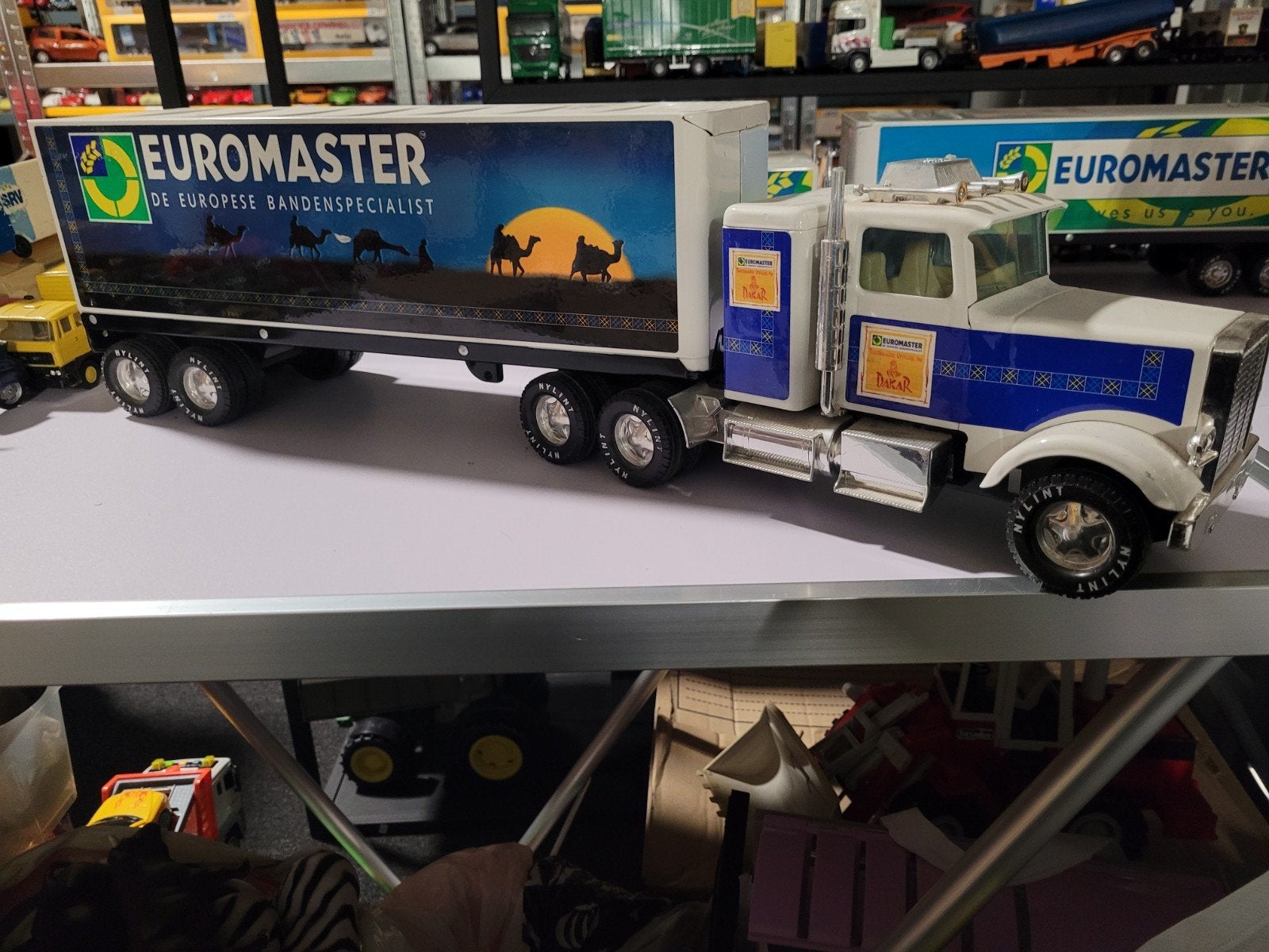 Drie bandag trucks, Overige merken, Nylint, Zo goed als nieuw, Bus of Vrachtwagen