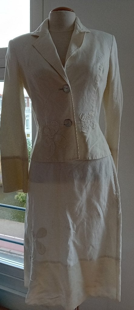 chique casual kostuum van Wallis in maat 36 / 38, Kleding | Dames, Maat 38/40 (M), Kostuum of Pak, Ophalen of Verzenden, Zo goed als nieuw