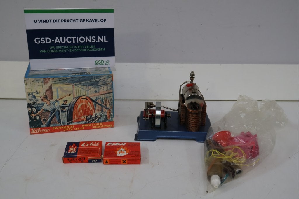 Wilesco stoommachine met accessoires, Verzamelen, Ophalen of Verzenden