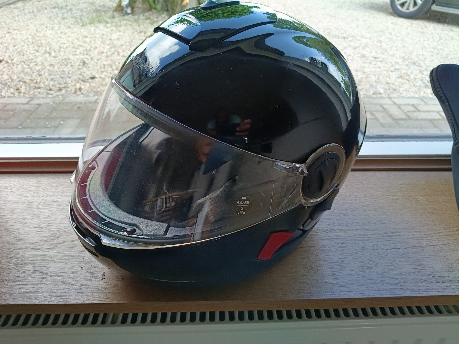 Schuberth C2 Systeemhelm - Maat L (58/59) - Zwart, Motoren, Ophalen of Verzenden
