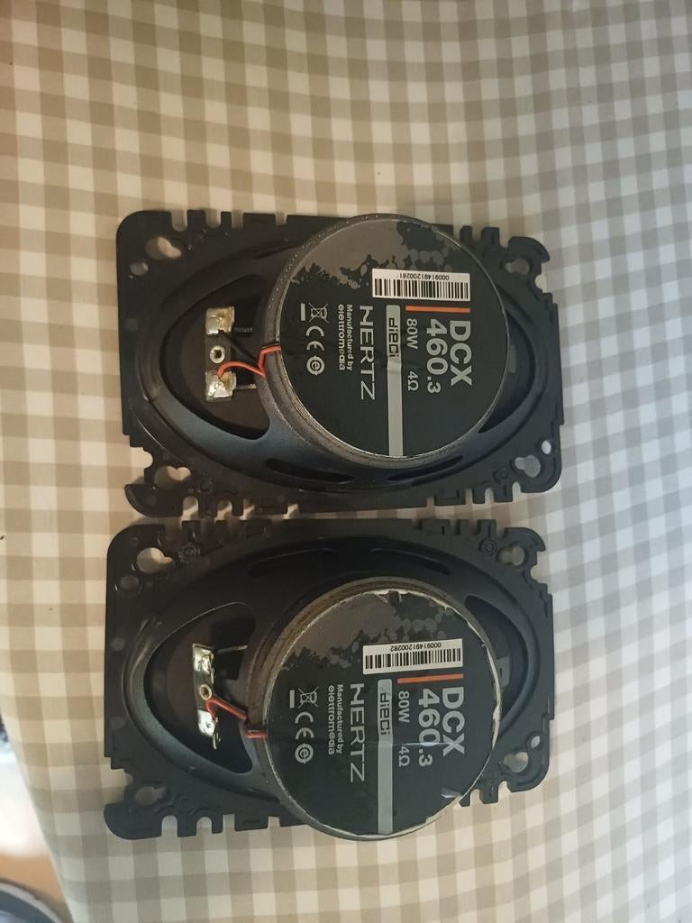 Hertz DCX 460.3 autospeakers, Ophalen