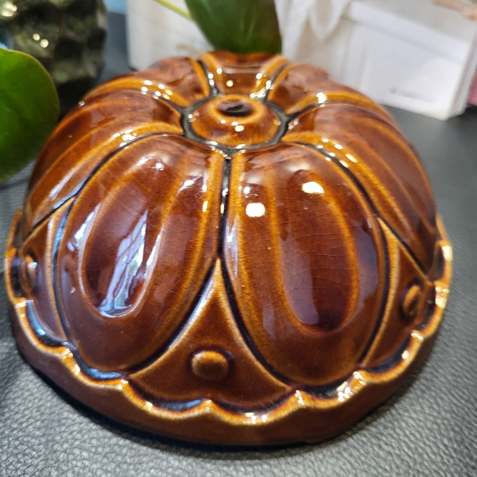 Vintage Keramische Puddingvorm - ø16 cm, Ophalen of Verzenden