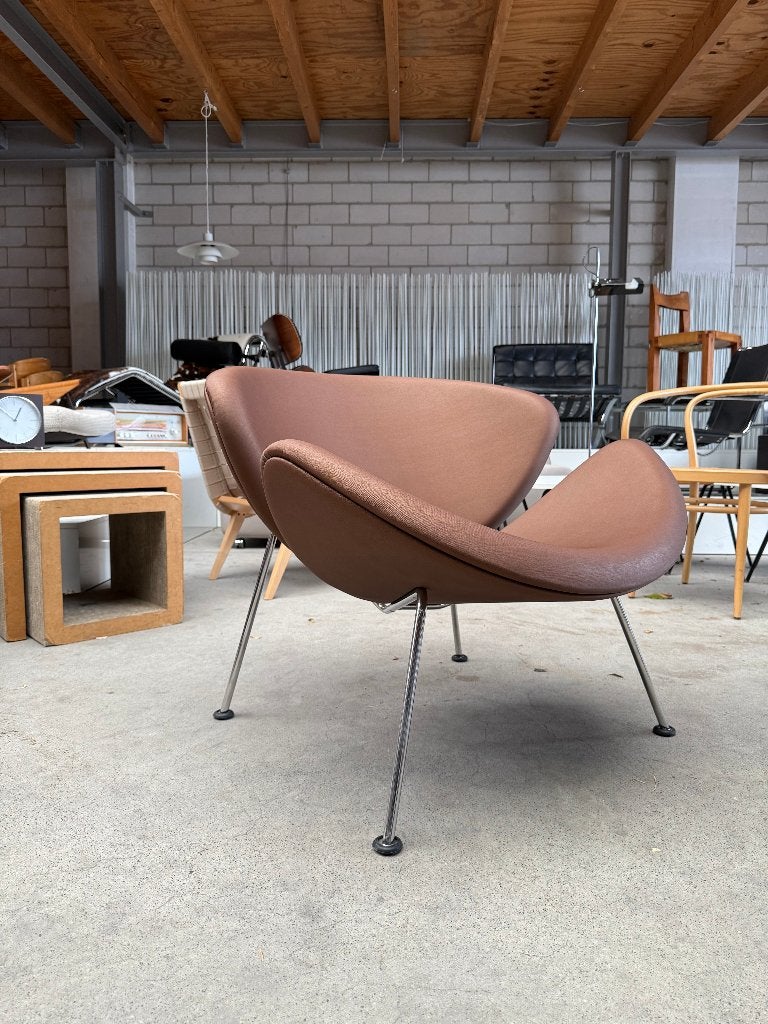 Artifort Orange Slice fauteuil, Ophalen, Gebruikt, Vintage, 75 tot 100 cm