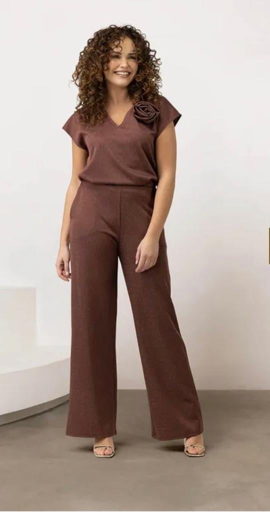 Label Dot nieuwe broek en top maat 38, Kleding | Dames, Broeken en Pantalons, Maat 38/40 (M), Bruin, Nieuw, Ophalen of Verzenden