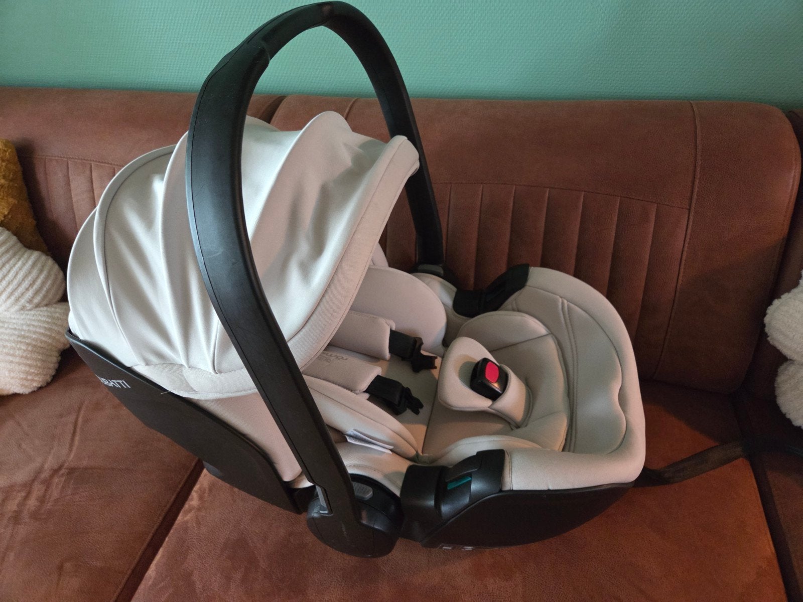 Dubatti Britax Römer 5Z2 autostoel mushroom beige, Kinderen en Baby's, Autostoeltjes, Ophalen, Zo goed als nieuw, Verstelbare rugleuning