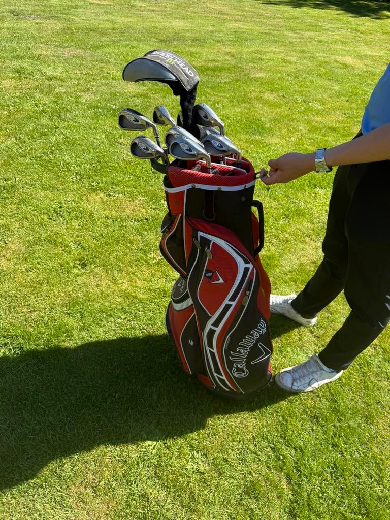 Zeer goede Callaway golfset + golftas, Sport en Fitness, Golf, Verzenden, Zo goed als nieuw, Set, Callaway