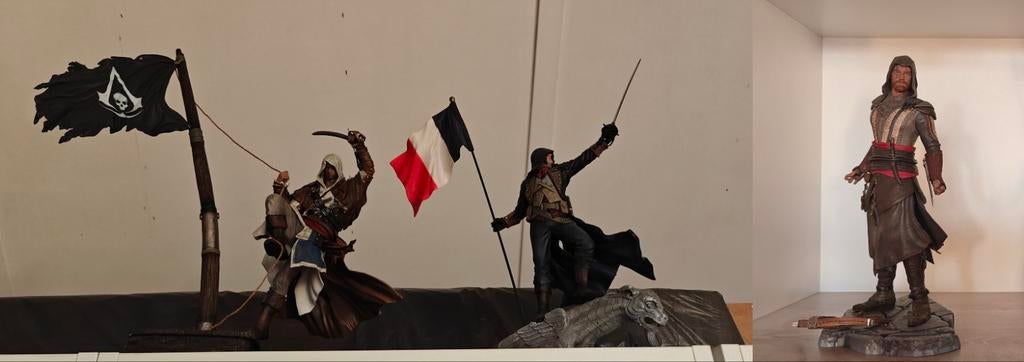 Assassin's Creed Collectie van 3 Iconische Statues, Verzamelen, Ophalen of Verzenden, Zo goed als nieuw