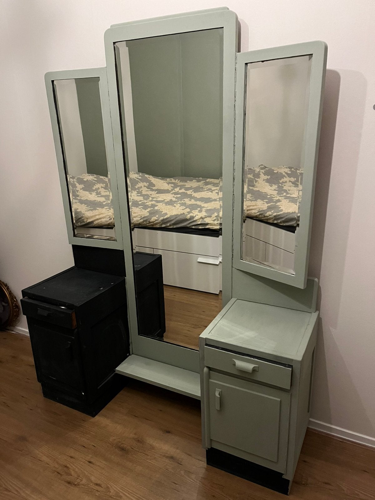 Art Deco Kaptafel, Ophalen, Gebruikt, 100 tot 150 cm, Art Deco