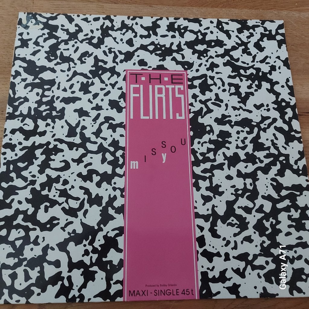 12 inch Maxisingel The Flirts - Miss You 1986), Gebruikt, Ophalen of Verzenden, Disco, Beschermende buitenhoes