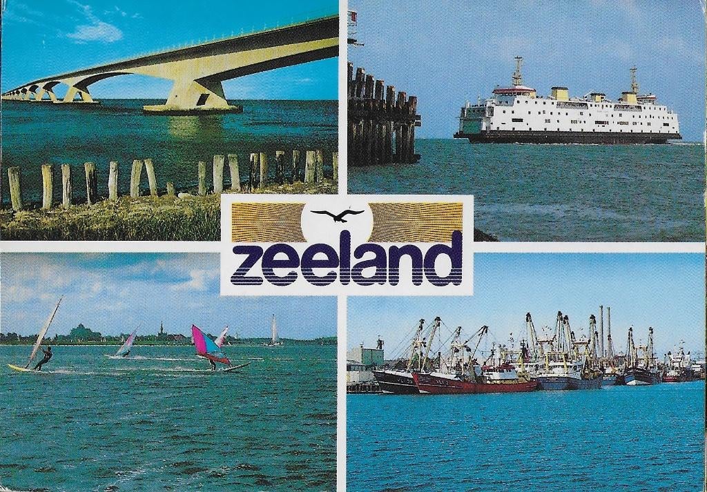 Ch747 Gelopen ansichtkaart zeeland, Verzenden, 1980 tot heden, Gelopen, Zeeland