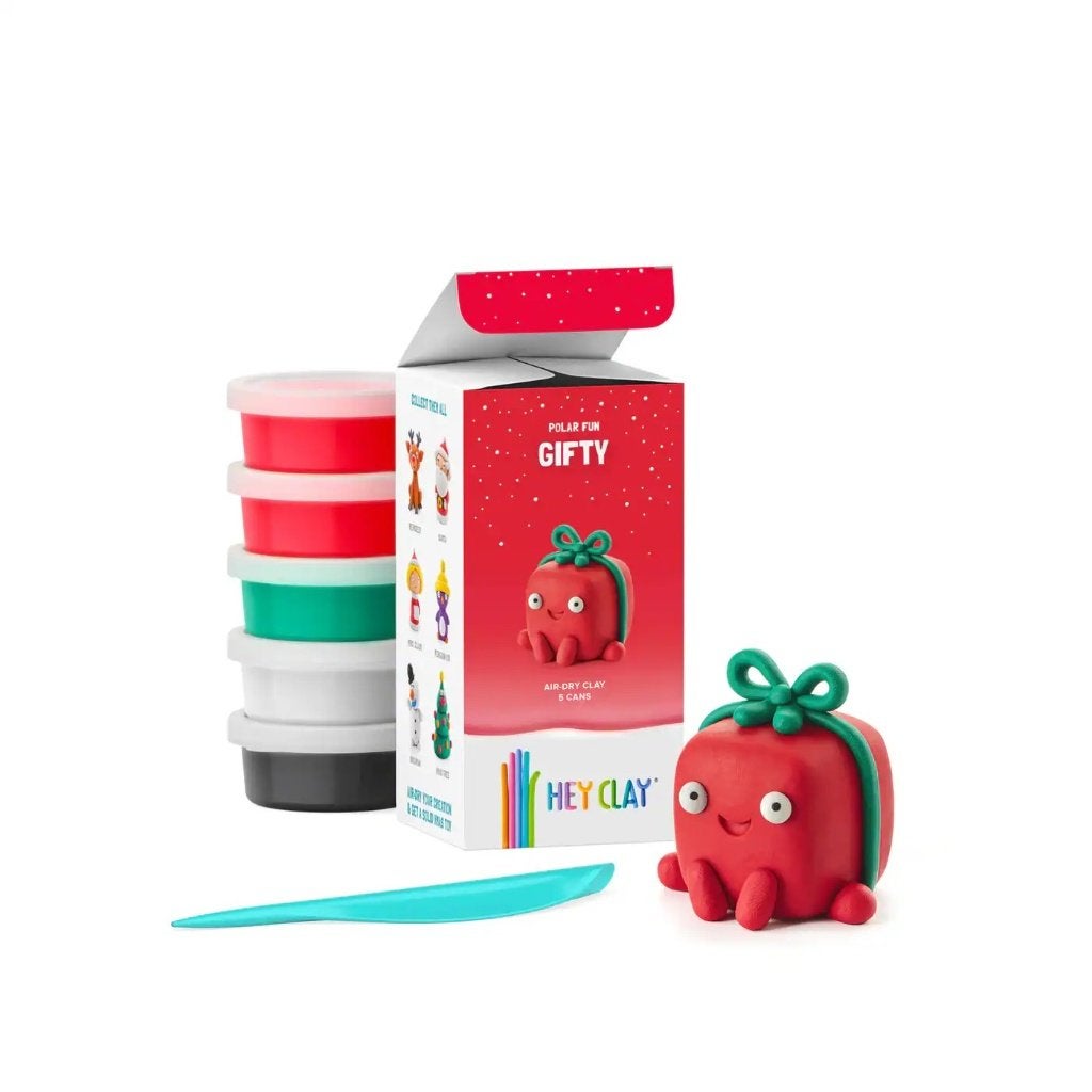 Hey Clay Gifty kleiset 5 potjes - nieuw, ., Knutselen, Nieuw, Ophalen of Verzenden