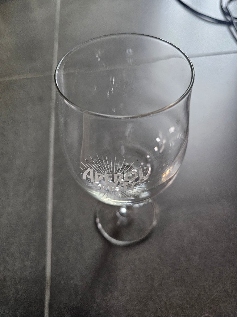 5 glazen - Aperol Spritz, Ophalen of Verzenden, Zo goed als nieuw, Overige typen