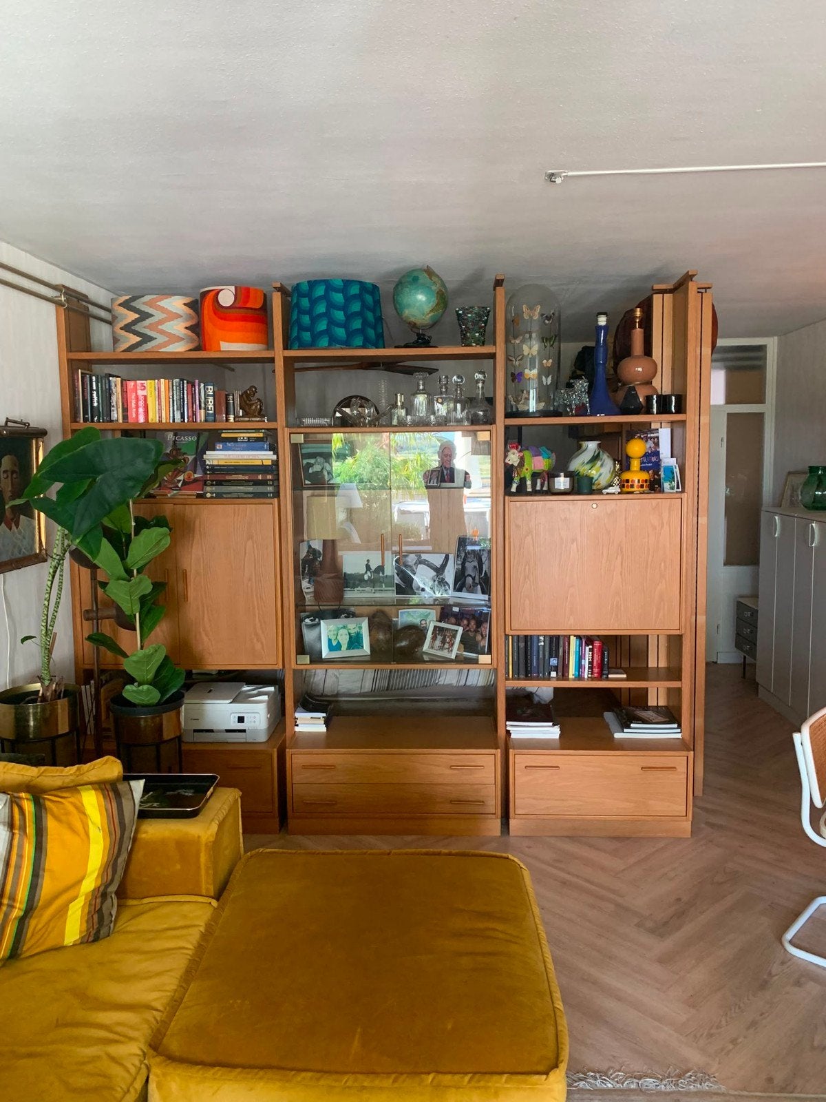 Vintage Hülsta Wandsysteem Roomdivider - Eiken - Jaren 70, Ophalen