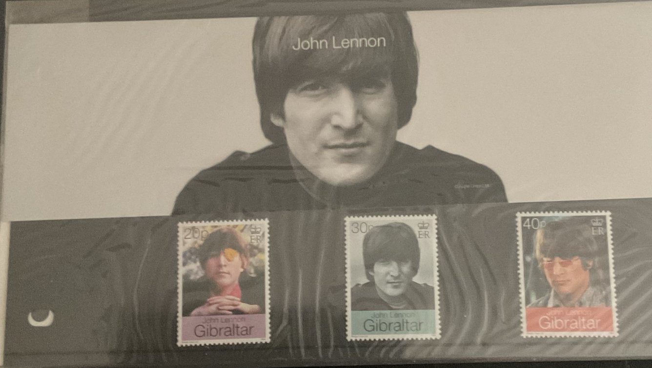 John Lennon postzegels Gibraltar - The Beatles, Postzegels en Munten, Verzenden