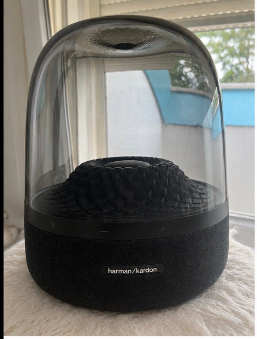 Harman Kardon Aura 4 Speaker - Zo goed als nieuw, Overige typen, Ophalen of Verzenden, Zo goed als nieuw, Bluetooth