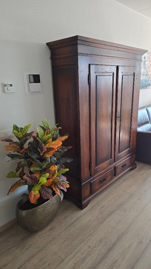 Buffetkast voor in de woonkamer (Meubels diversen), Ophalen, Eikenhout, Zo goed als nieuw, 25 tot 50 cm