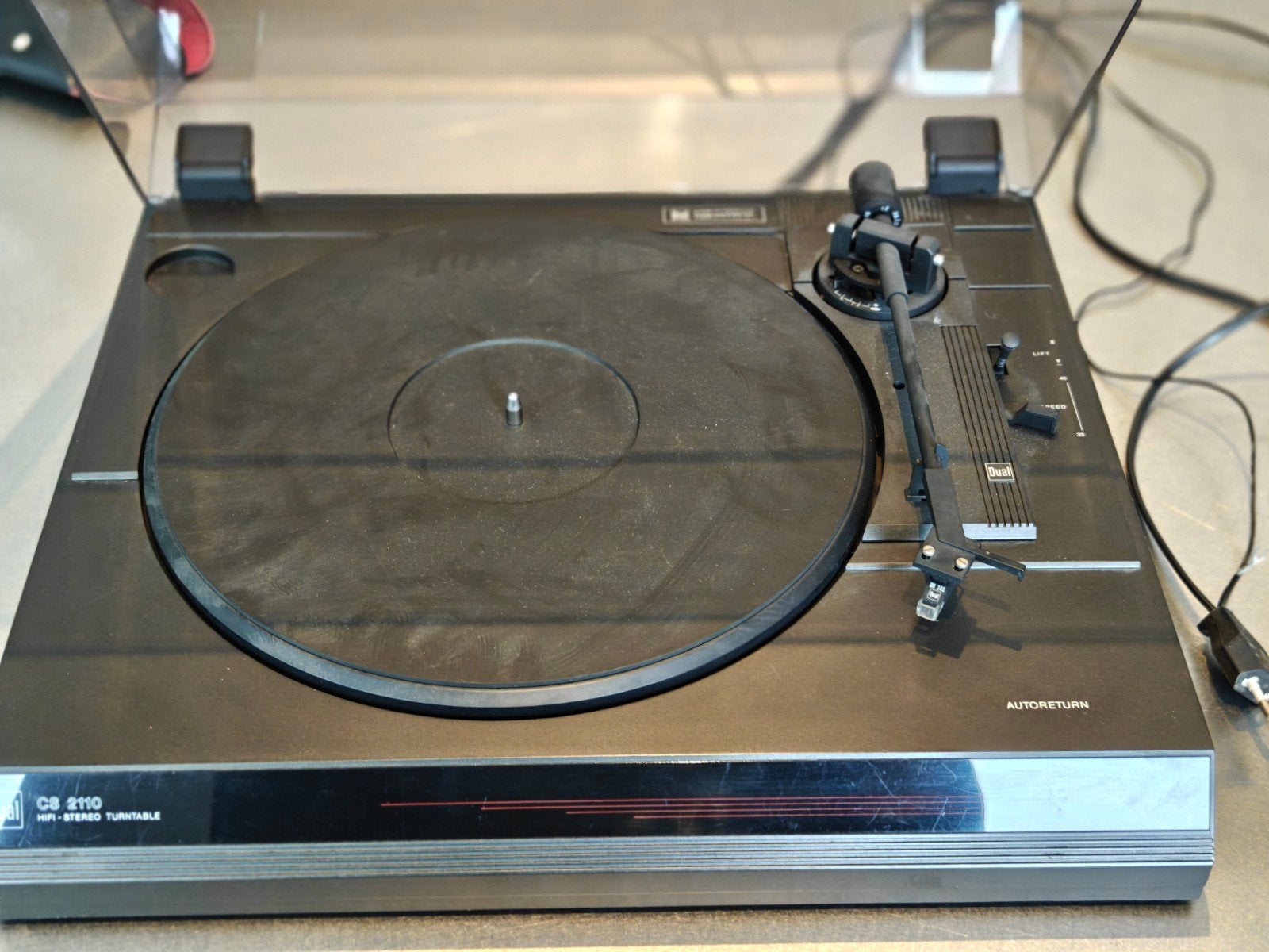 DUAL CS2110 Platenspeler (mag weg moet niet weg), Gebruikt, Automatisch, Ophalen of Verzenden, Platenspeler