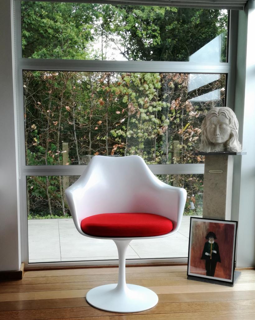 Tulip Armchair mat glass fiber, Overige materialen, Wit, Nieuw, Ophalen of Verzenden