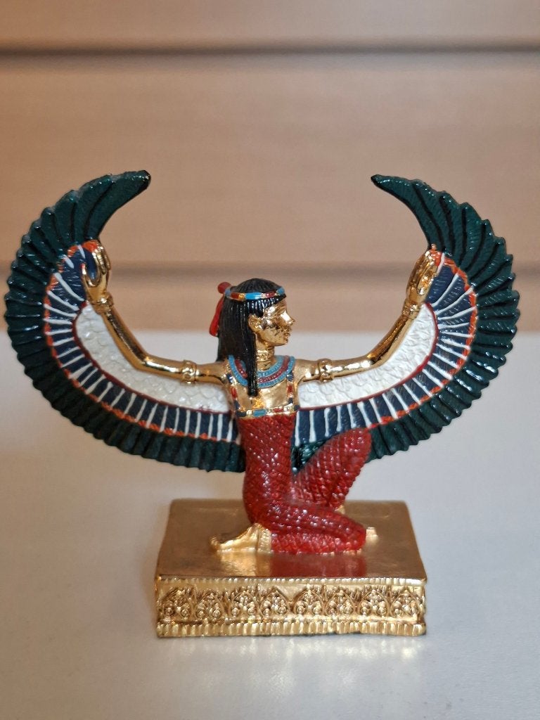 Vintage beeldje van "Gevleugelde Isis", Ophalen of Verzenden, Zo goed als nieuw, Overige typen