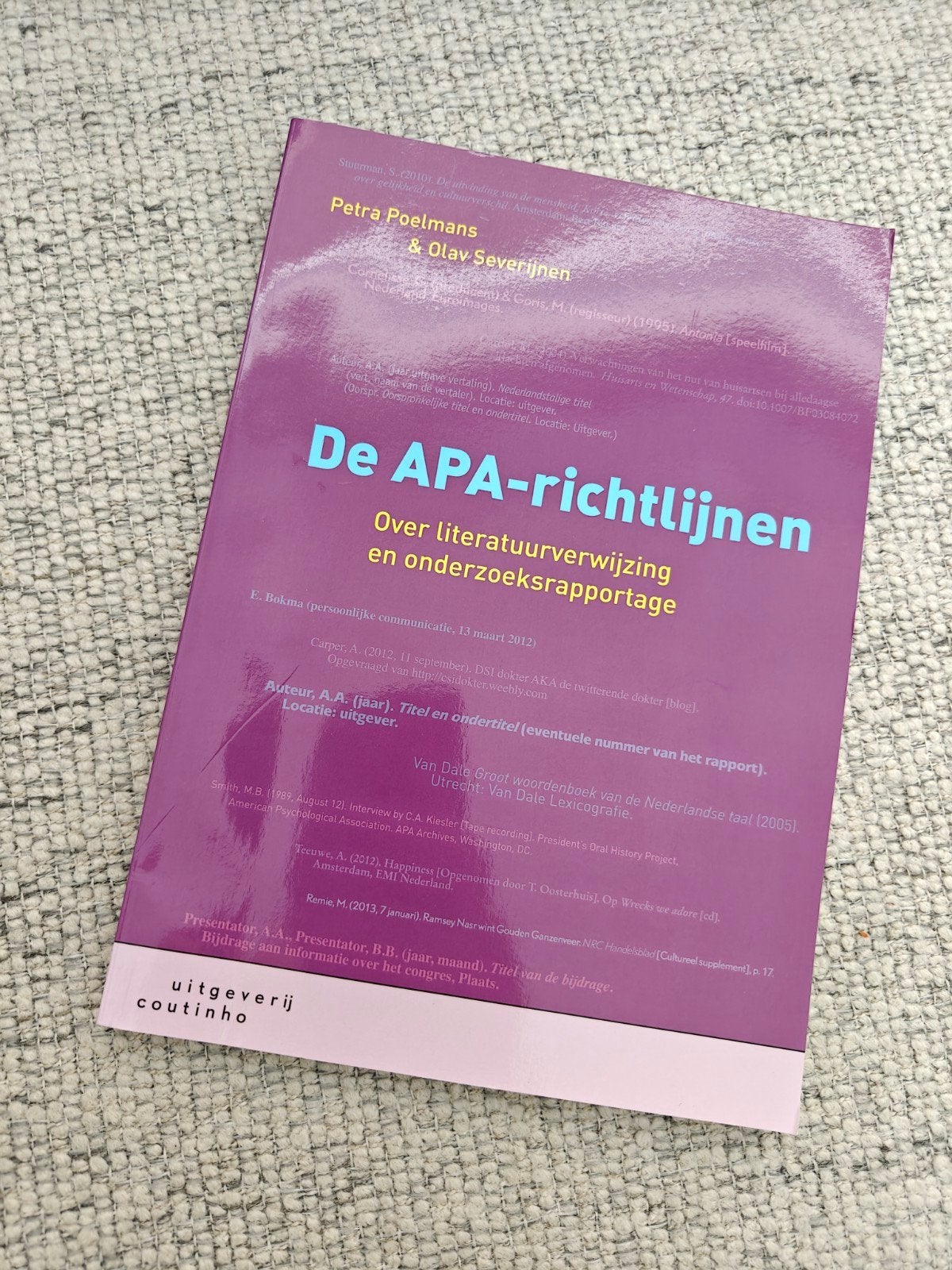Petra Poelmans - De APA-richtlijnen, Ophalen of Verzenden, Zo goed als nieuw, Petra Poelmans; Olav Severijnen