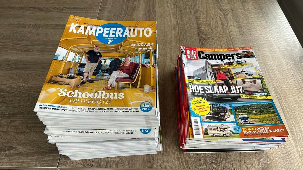 Camper tijdschriften, Ophalen, Gelezen, Sport en Vrije tijd