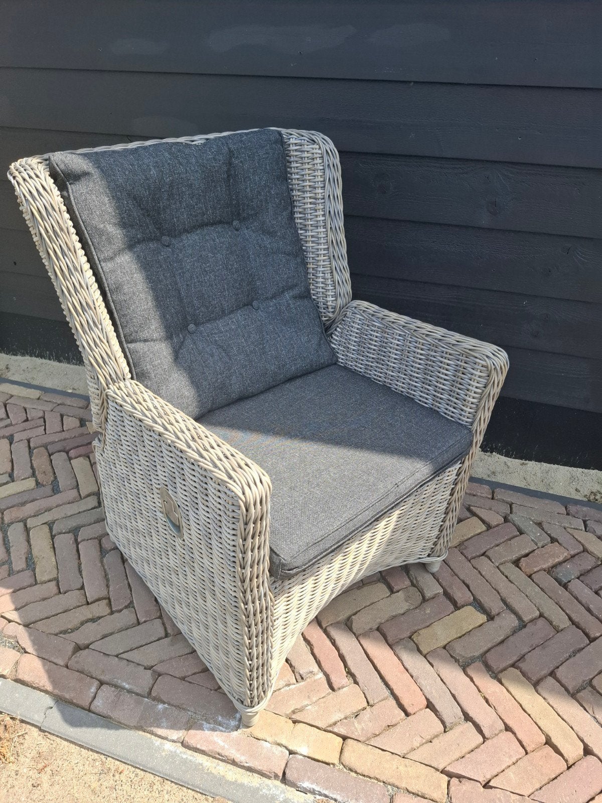 Relax stoel, fauteuil, Tuin en Terras, Tuinsets en Loungesets, Zo goed als nieuw, Wicker, Stoel, Ophalen