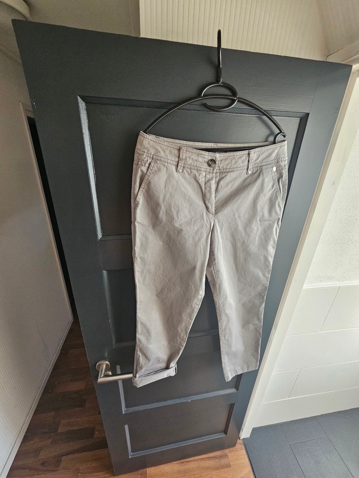 Gerry Weber lange katoenen broek maat 40, Maat 38/40 (M), Ophalen of Verzenden, Zo goed als nieuw, Gerry weber