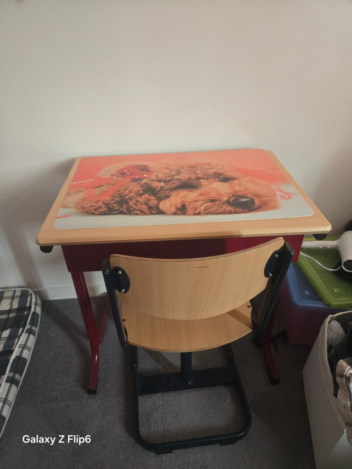Kinderbureau tekentafel met bureaustoel - ergonomisch in hoo, Ophalen