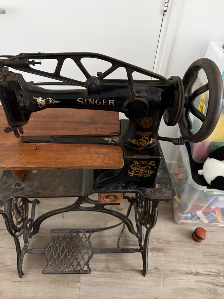 Singer schoenen handnaaimachine, Ophalen, Gebruikt, Toebehoren, Singer