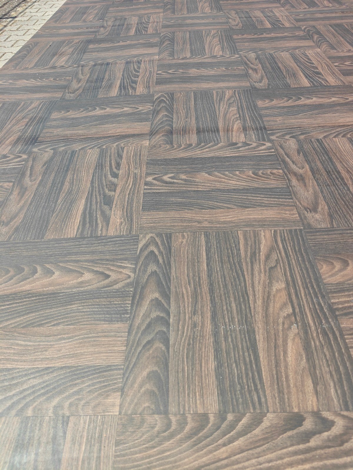 Mooie coupon exclusieve vinyl met lichte waterschade, Ophalen, Nieuw, 10 m² of meer, Overige materialen