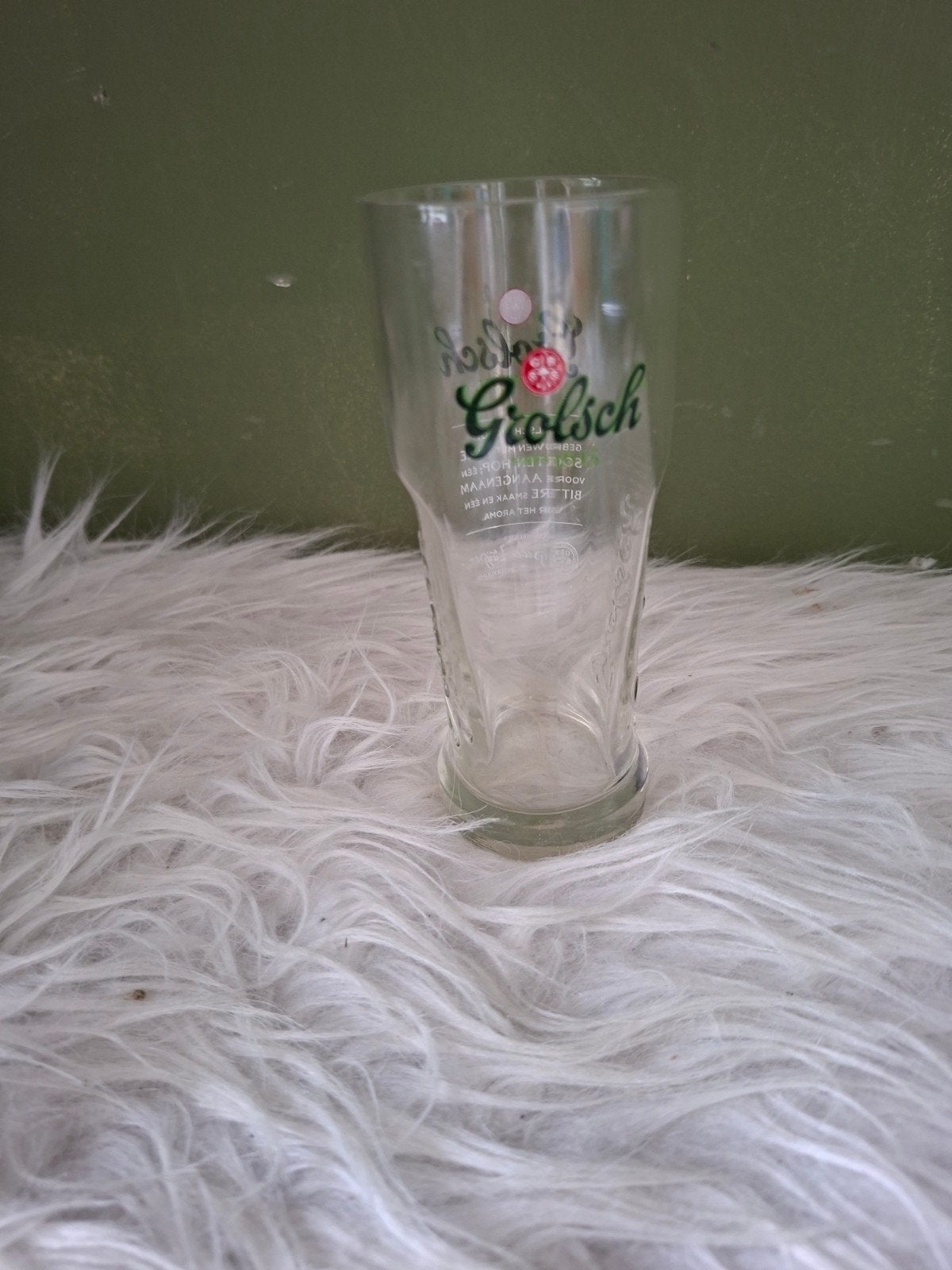 Grolsch bierglas 0,25 ml, Ophalen of Verzenden, Meerkleurig, Overige merken, Glas