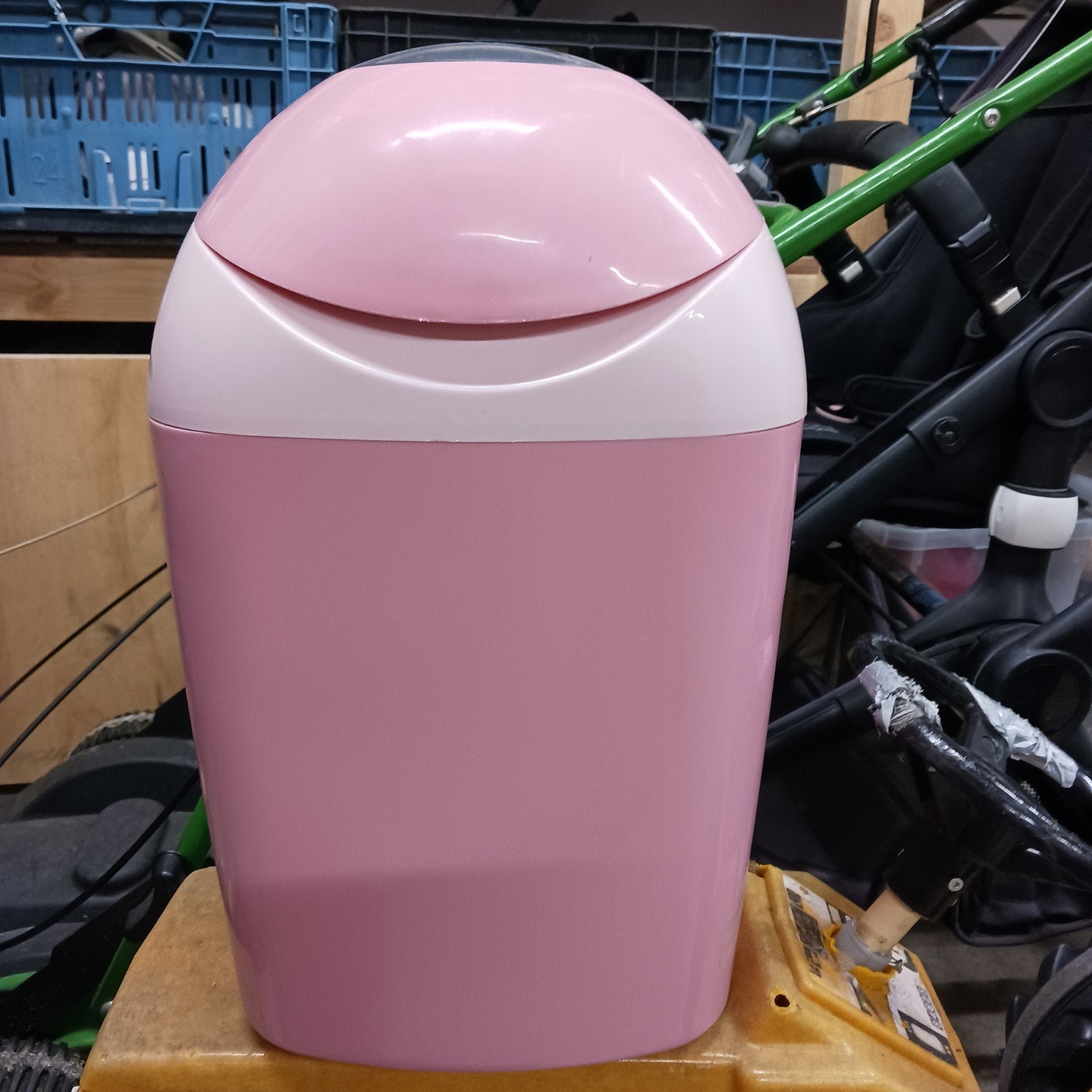 tommee topper luier emmer. licht roze., Ophalen of Verzenden, Zo goed als nieuw, Luieremmer, Overige merken