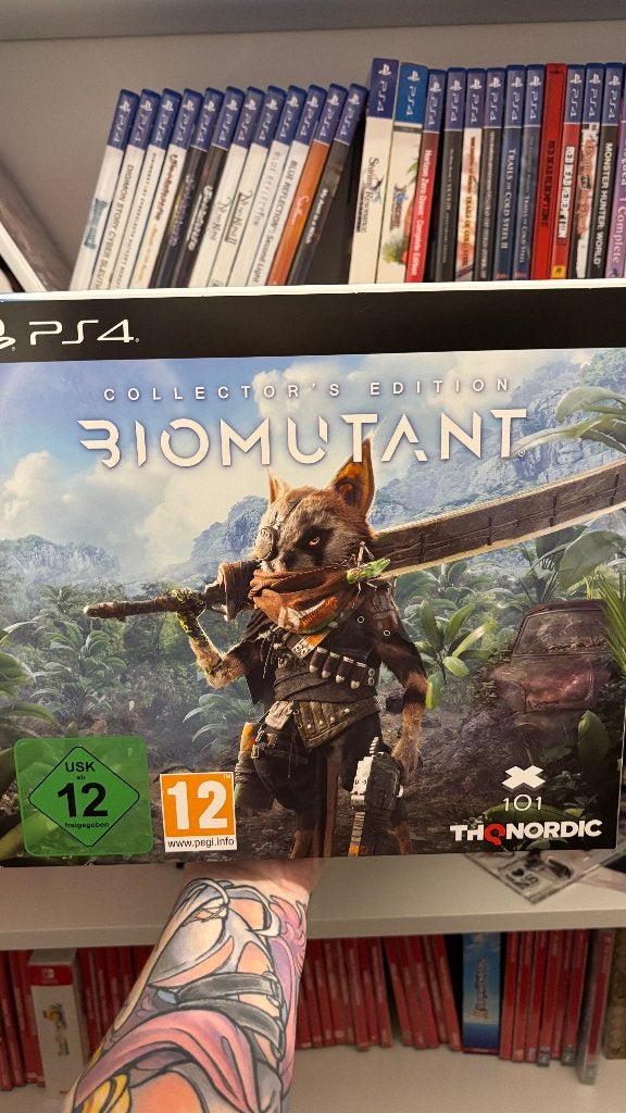 Biomutant Collector's Edition ps4, Avontuur en Actie, 1 speler, Ophalen of Verzenden, Zo goed als nieuw