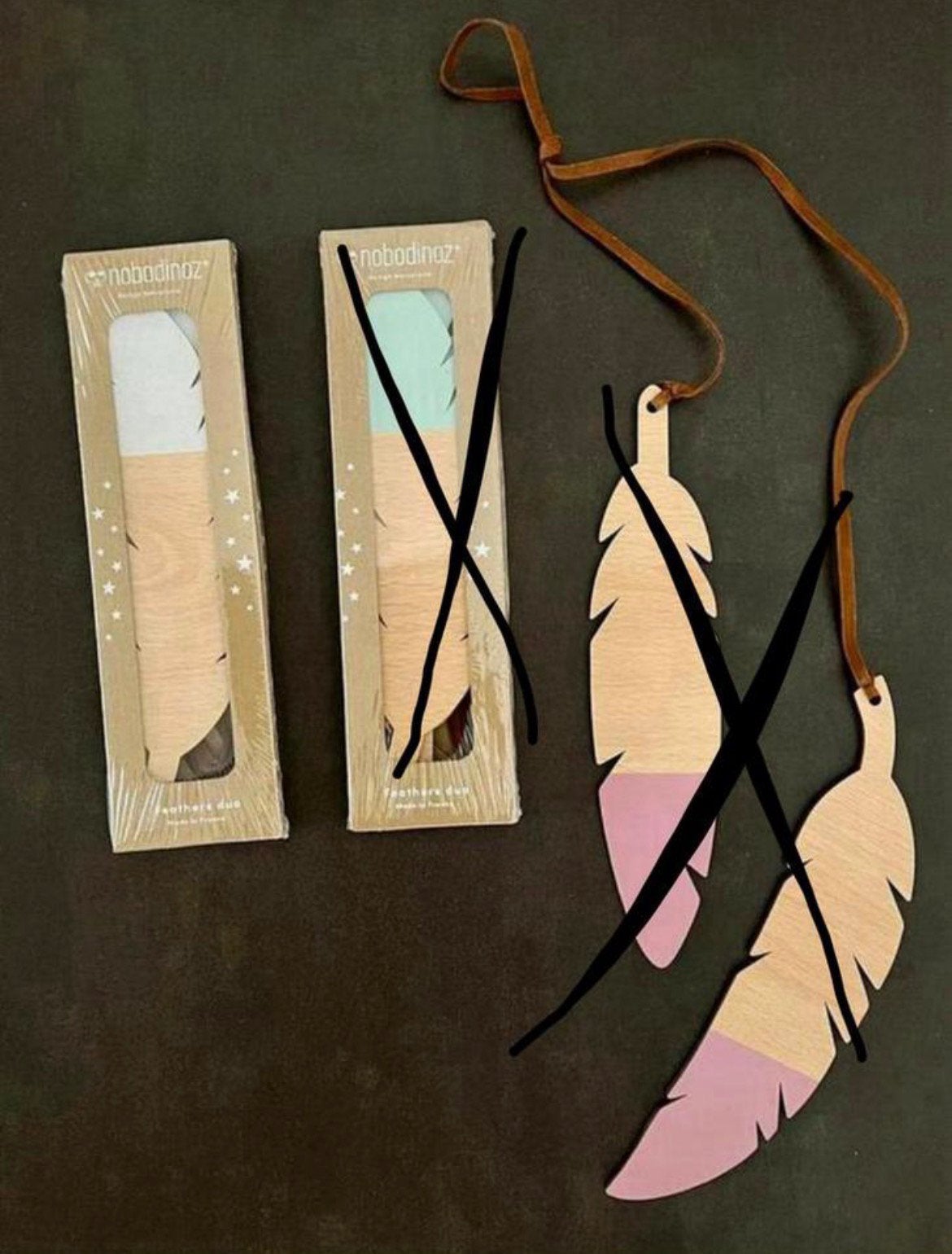 Nieuw Nobodinoz feather duo te koop, Ophalen of Verzenden, Nieuw, Overige typen